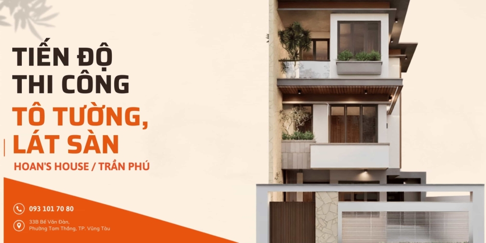 Tiến Độ Hoan's House Vũng Tàu: Kỹ Thuật Lát Gạch Sân Thượng