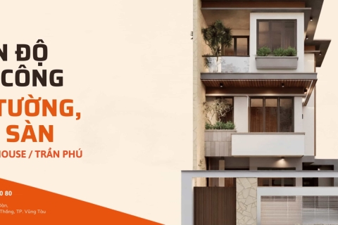 Tiến Độ Hoan's House Vũng Tàu: Kỹ Thuật Lát Gạch Sân Thượng