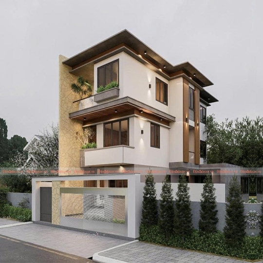 Mẫu Biệt Thự Nhà Phố 3 Tầng Hiện Đại, Sang Trọng