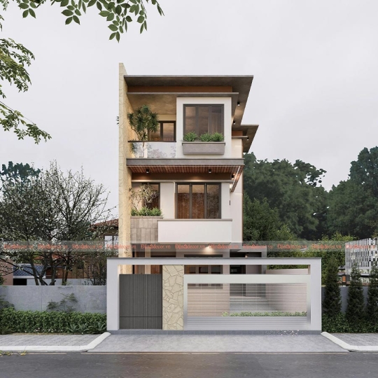 Mẫu Biệt Thự Nhà Phố 3 Tầng Hiện Đại, Sang Trọng