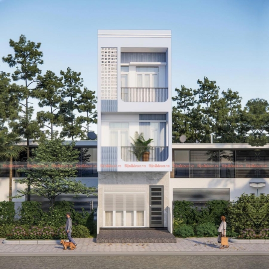 Mẫu Nhà Phố 3 Tầng Hiện Đại Đẹp Cho Gia Chủ Trẻ
