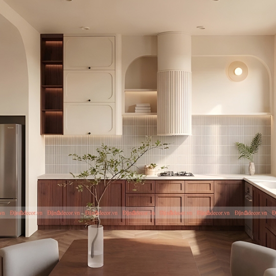 Nhà Bếp Phong Cách Bắc Âu Tối Giản Đẹp 