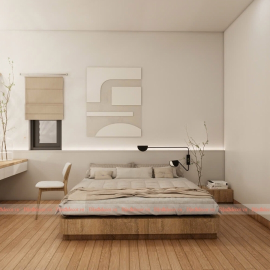 Phòng Ngủ Phong Cách Japandi Tại Vũng Tàu
