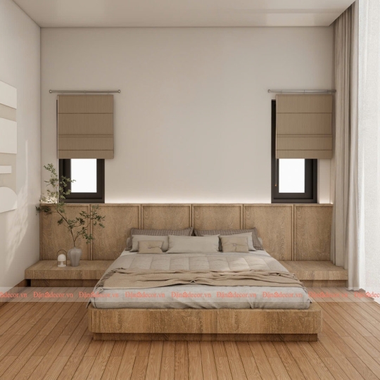 Phòng Ngủ Phong Cách Japandi Tại Vũng Tàu