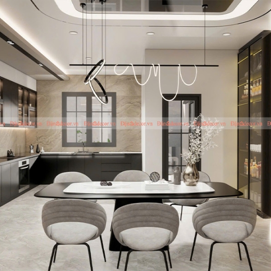 Thiết Kế Nhà Bếp Hiện Đại Sang Trọng Tại Vũng Tàu