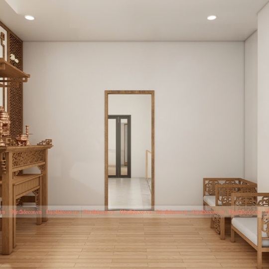 Thiết Kế Phòng Thờ Tân Cổ Điển Á Đông Tại Vũng Tàu