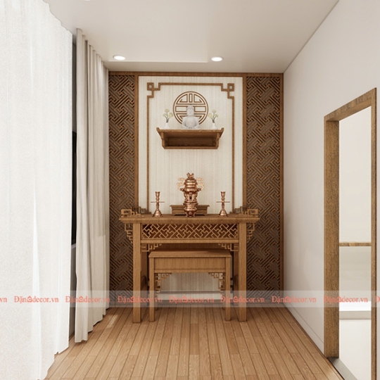 Thiết Kế Phòng Thờ Tân Cổ Điển Á Đông Tại Vũng Tàu