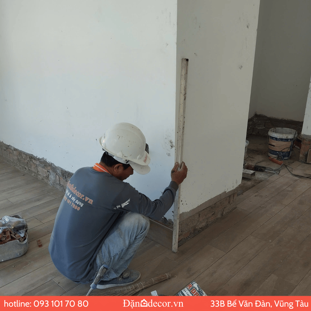 ốp gạch công trình Liên Villa tại Trần Phú, Vũng Tàu