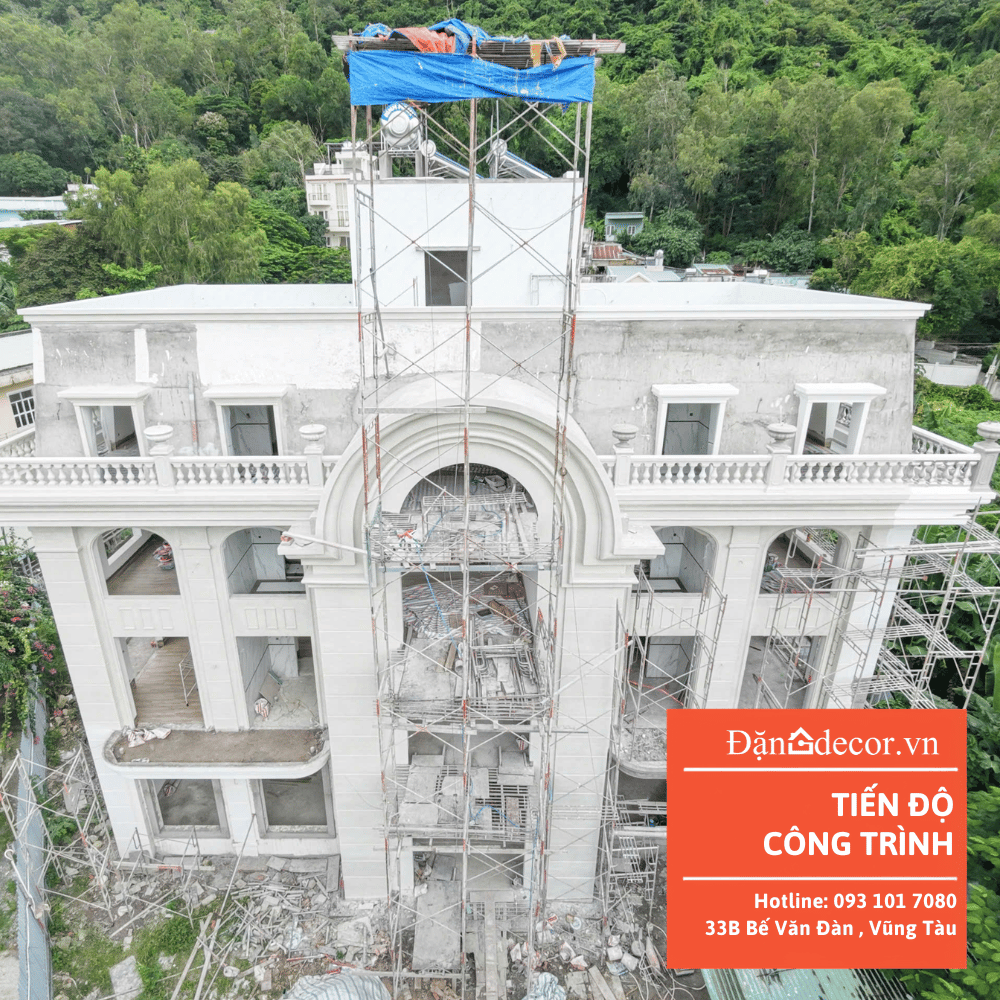 tiến độ công trình liên villa trần phú, Vũng Tàu